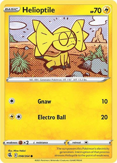 Helioptile 098/264 — Fusion Strike