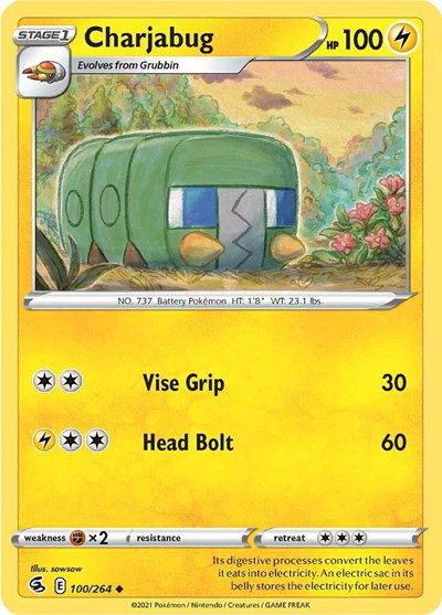 Charjabug 100/264 — Fusion Strike