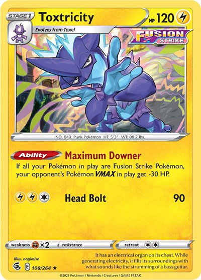 Toxtricity (108) 108/264 — Fusion Strike