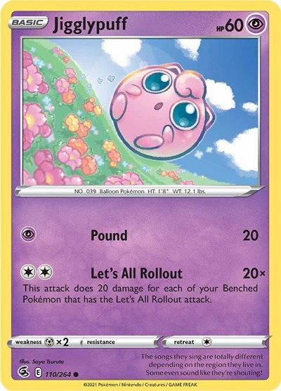 Jigglypuff 110/264 — Fusion Strike