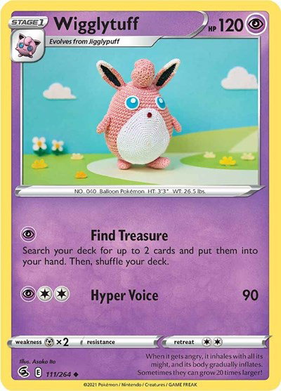 Wigglytuff 111/264 — Fusion Strike