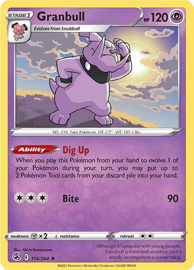 Granbull 116/264 — Fusion Strike