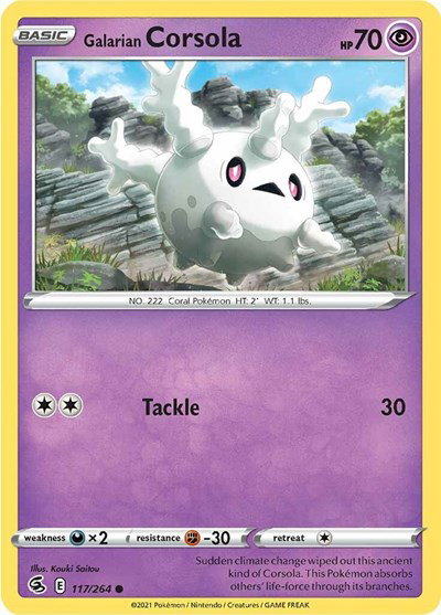 Galarian Corsola 117/264 — Fusion Strike