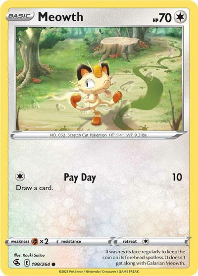 Meowth 199/264 — Fusion Strike