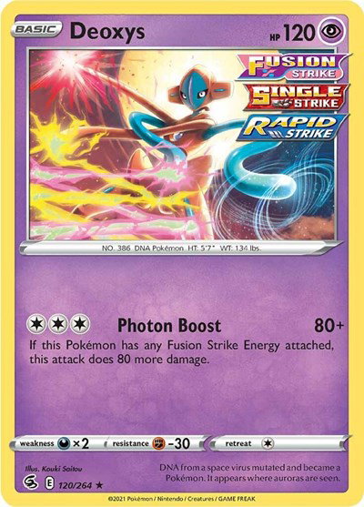 Deoxys 120/264 — Fusion Strike