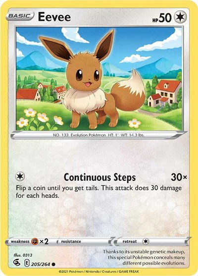 Eevee 205/264 — Fusion Strike