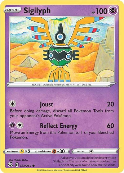 Sigilyph 123/264 — Fusion Strike