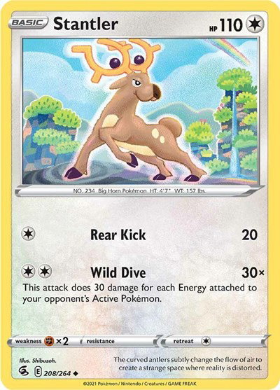 Stantler 208/264 — Fusion Strike