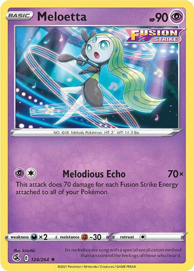 Meloetta 124/264 — Fusion Strike