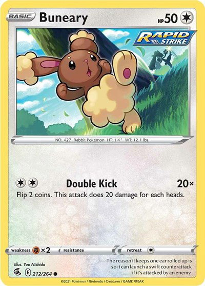 Buneary 212/264 — Fusion Strike