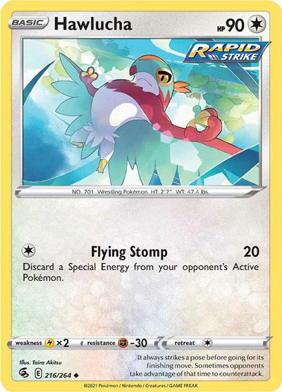 Hawlucha 216/264 — Fusion Strike