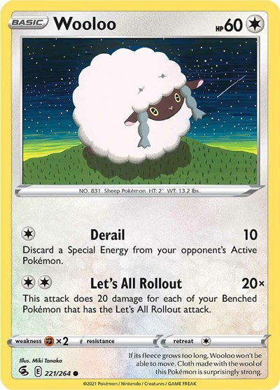 Wooloo (221) 221/264 — Fusion Strike