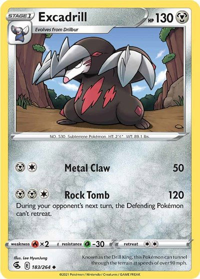 Excadrill 183/264 — Fusion Strike