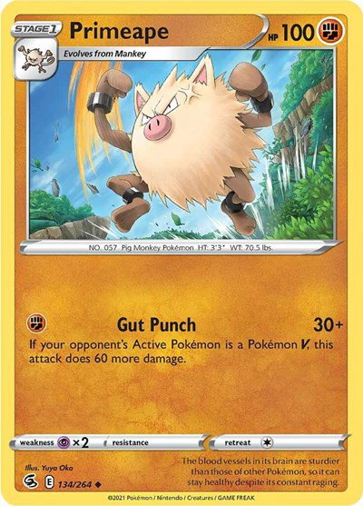 Primeape 134/264 — Fusion Strike