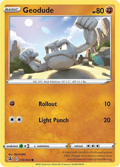 Geodude 135/264 — Fusion Strike