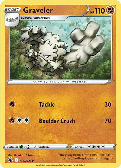 Graveler 136/264 — Fusion Strike