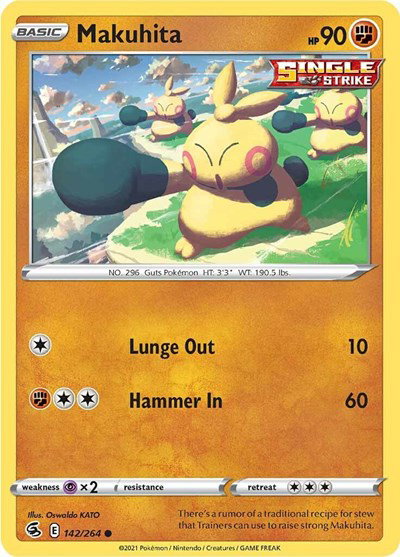 Makuhita 142/264 — Fusion Strike