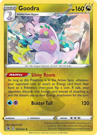Goodra 197/264 — Fusion Strike