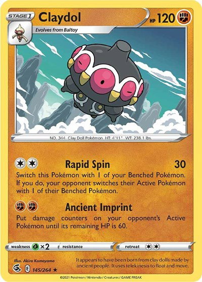 Claydol 145/264 — Fusion Strike