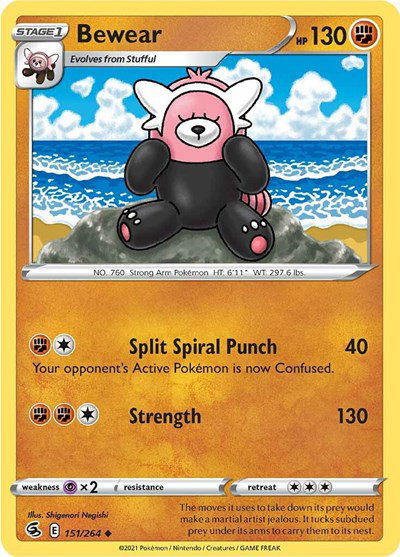 Bewear 151/264 — Fusion Strike