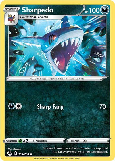 Sharpedo 163/264 — Fusion Strike