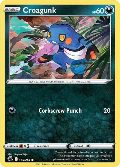 Croagunk 165/264 — Fusion Strike