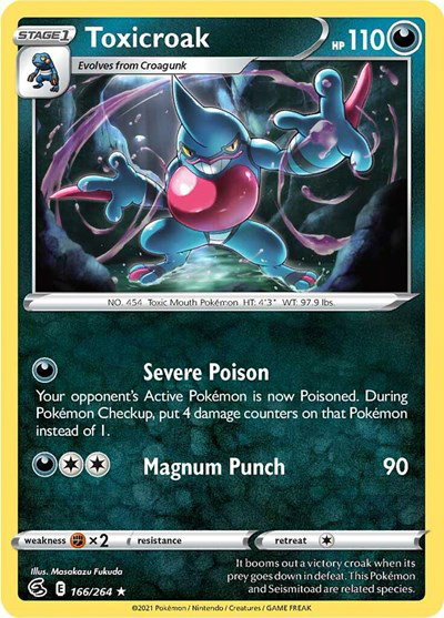 Toxicroak 166/264 — Fusion Strike