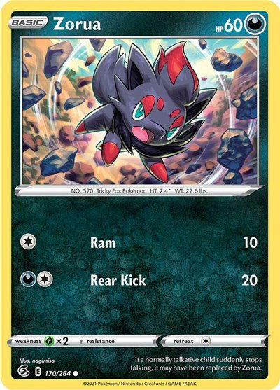 Zorua 170/264 — Fusion Strike