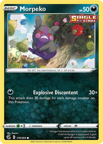 Morpeko (179) 179/264 — Fusion Strike