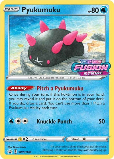 Pyukumuku (Prerelease) SWSH169 — Sword & Shield Promo