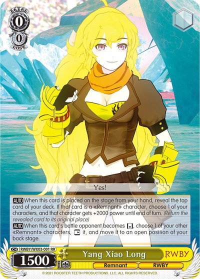 RWBY - Weiss Schwarz Card List and Prices