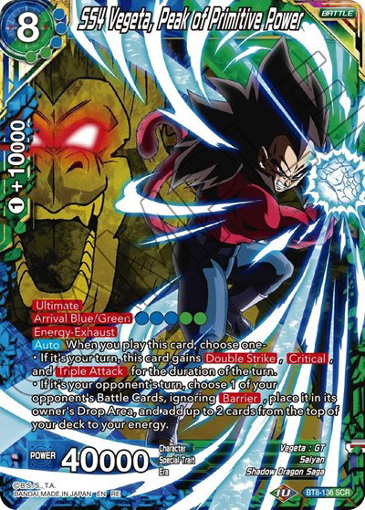 SS4 Vegeta, Peak of Primitive Power 