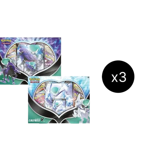 Ice Rider/ Shadow Rider Calyrex V Box Case
