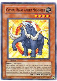 Crystal Beast Amber Mammoth FOTB-EN005