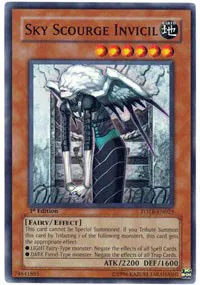 yugioh sky scourge deck 2007 Yu-Gi-Oh! Force of the Breaker 1st Edition #EN023 Inv Burbank Cards Sky Scourge Invicil - FOTB-EN023