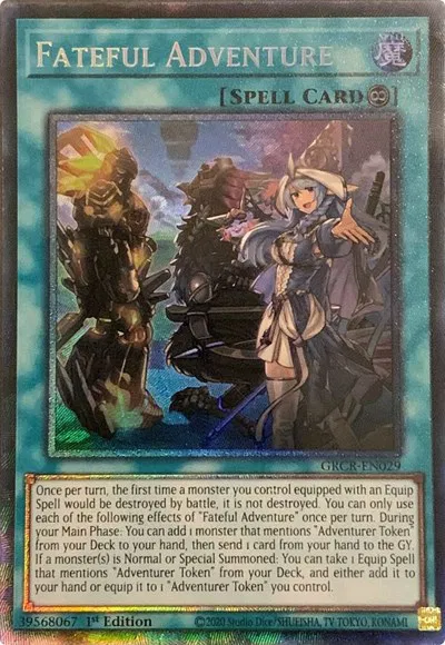 Fateful Adventure (CR) - GRCR-EN029 - The Grand Creators YuGiOh - Collectr
