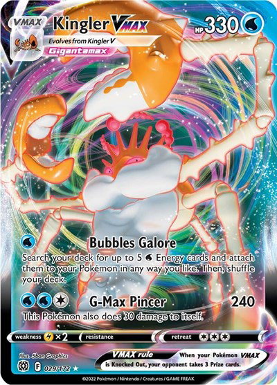 Kingler VMAX 029/172 — Brilliant Stars