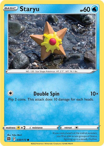 Staryu 030/172 — Brilliant Stars