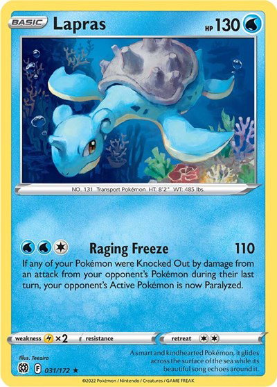 how much is a lapras pokemon card worth  VMAX 050/202  Sword & Shield - Ultra Rare  Foil The item may be similar but not exactly the same as the image (e.g Lapras  Platinum (Pokmon)