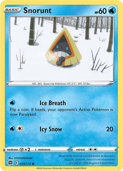 Snorunt 034/172 — Brilliant Stars