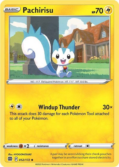 Pachirisu 052/172 — Brilliant Stars