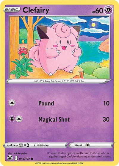 Clefairy 053/172 — Brilliant Stars