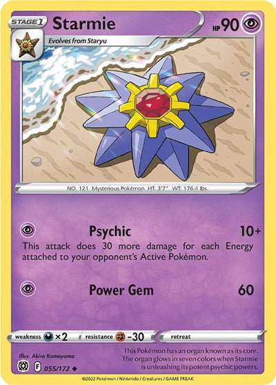 Starmie 055/172 — Brilliant Stars
