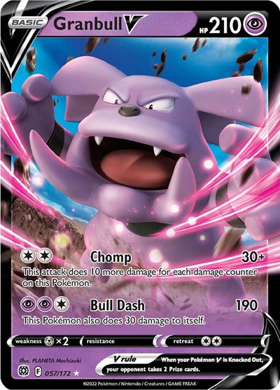 Granbull V 057/172 — Brilliant Stars