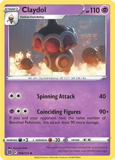 Claydol 059/172 — Brilliant Stars