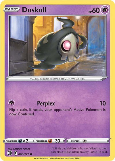 Duskull 060/172 — Brilliant Stars