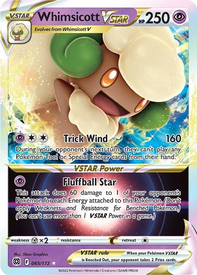 Whimsicott VSTAR 065/172 — Brilliant Stars