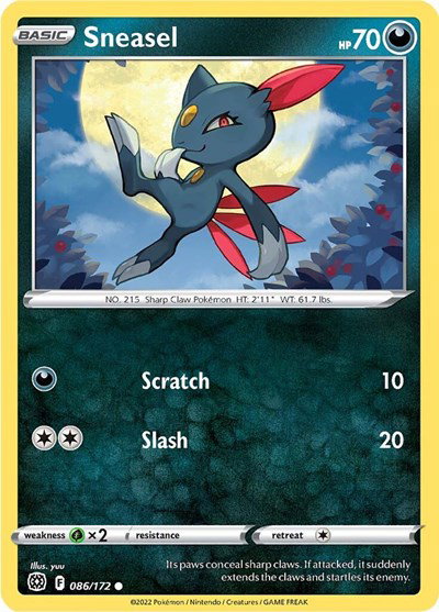 Sneasel 086/172 — Brilliant Stars