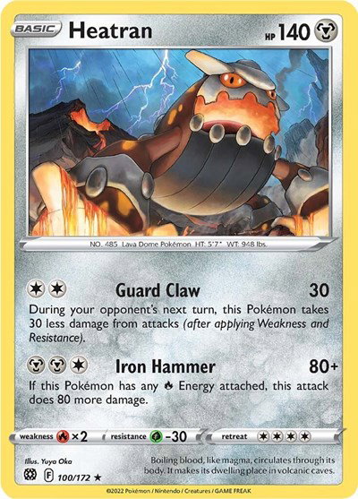 Heatran 100/172 — Brilliant Stars