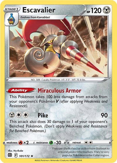 Escavalier 101/172 — Brilliant Stars